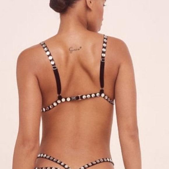 For Love and Lemons Black Jackpot Bralette NWT - Picture 3 of 12